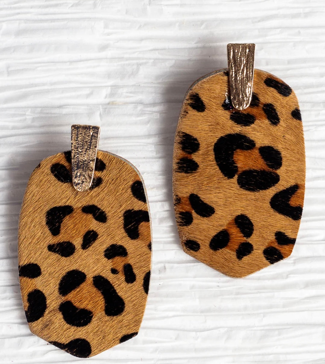 Leopard Earrings