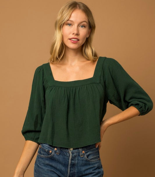 Jakki Back Tie Top