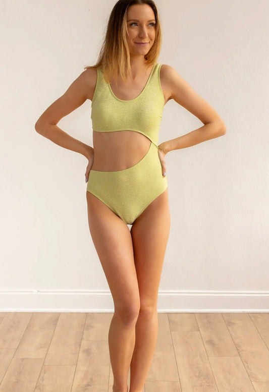 Isla Bathing Suit in Kiwi