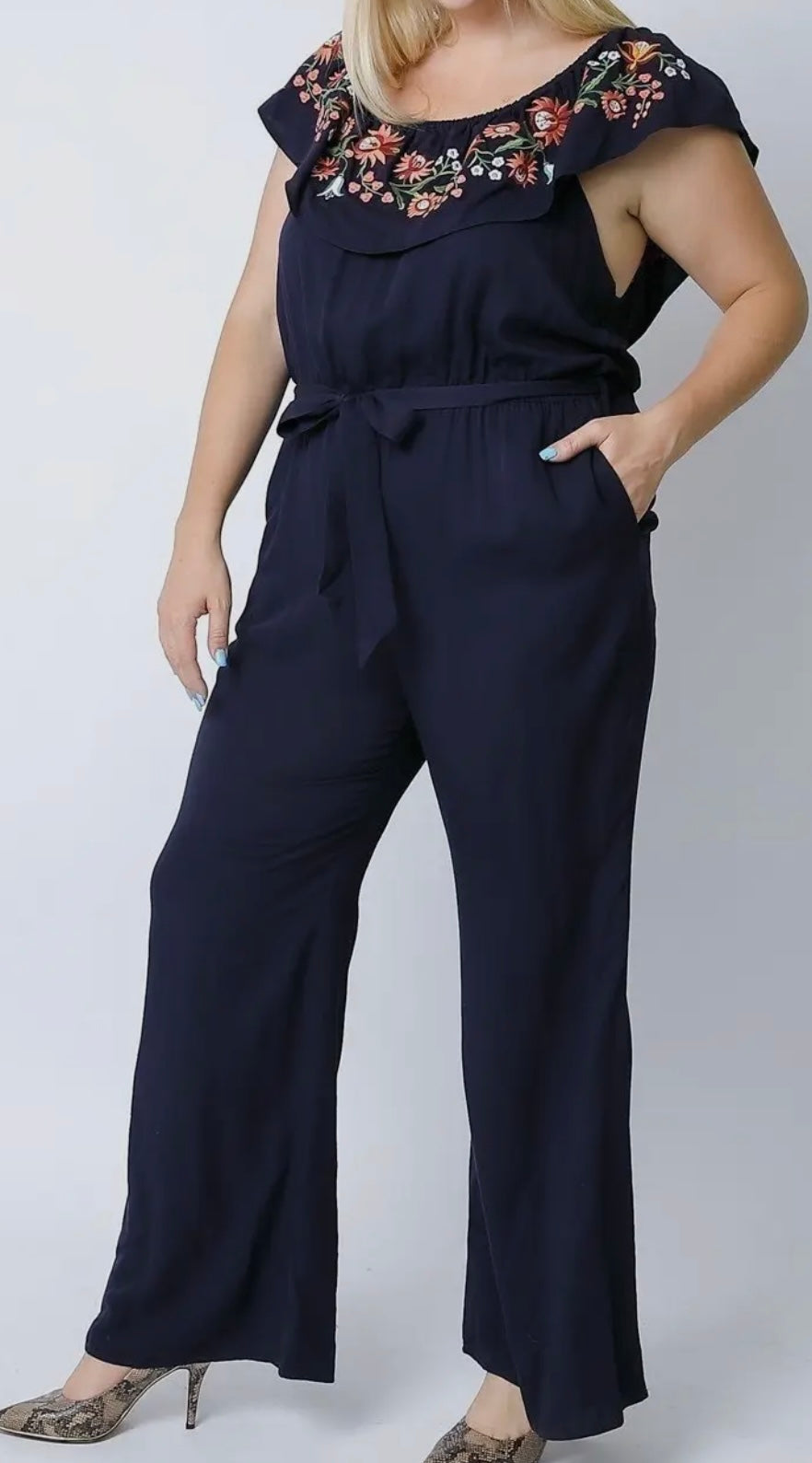 Virginia Off The Shoulder Jumpsuit (Multiple Colors)