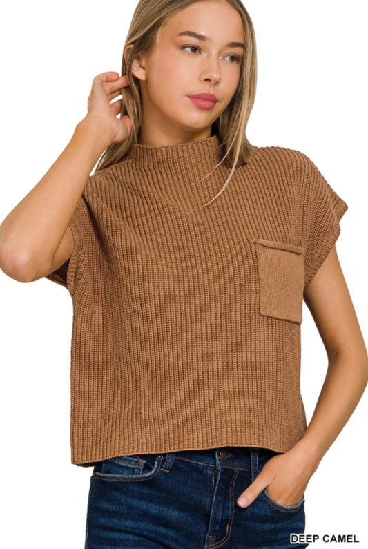 Leah Mock Neck Sweater (multiple colors)