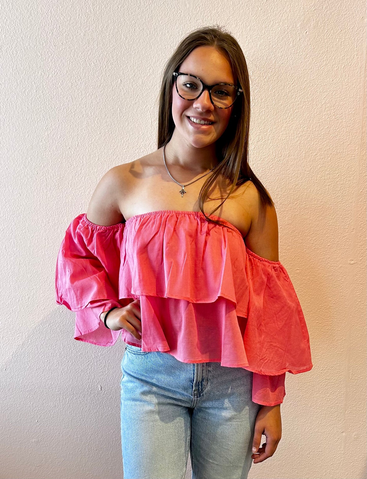 Nora Off The Shoulder Blouse (Multiple Colors)