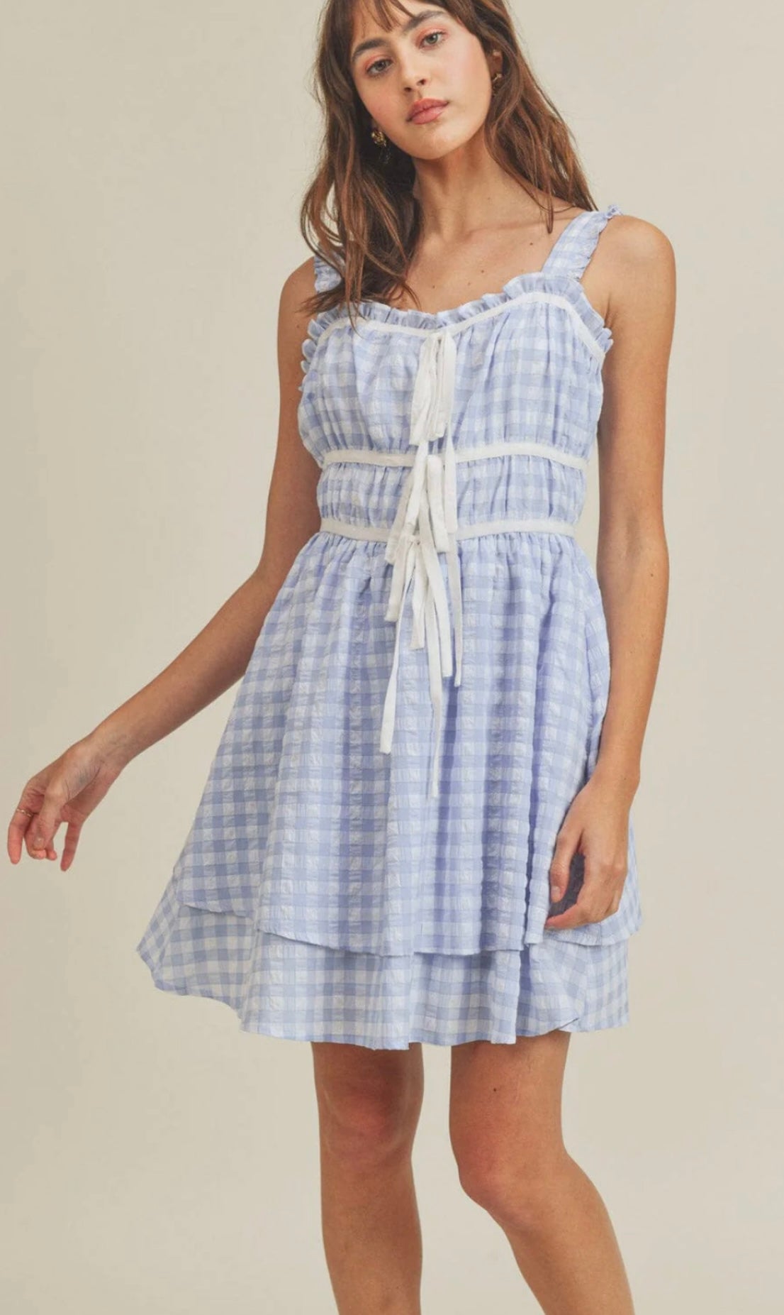 Ethel Gingham Dress