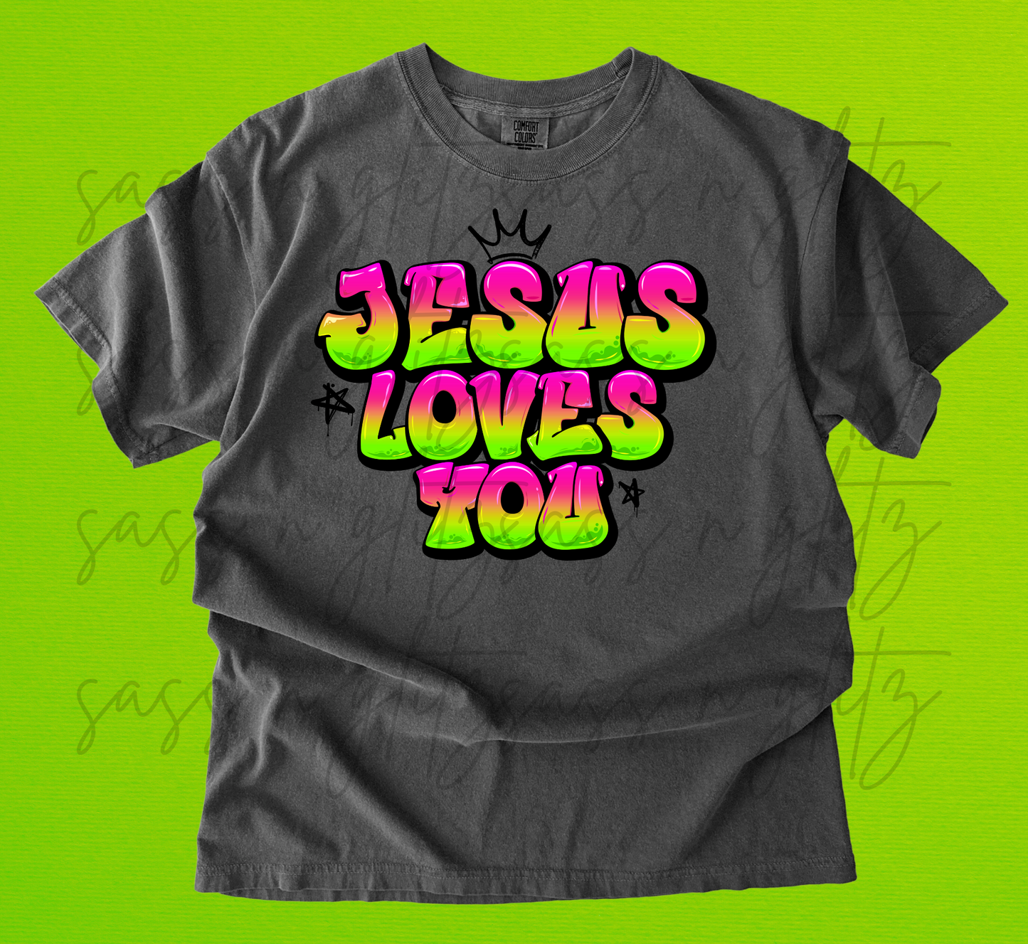 graffiti jesus loves you