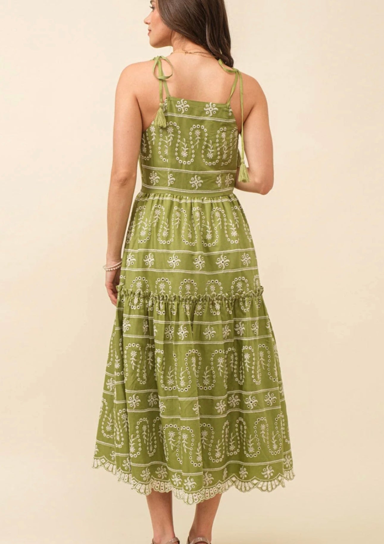 Vivian Green Maxi Dress