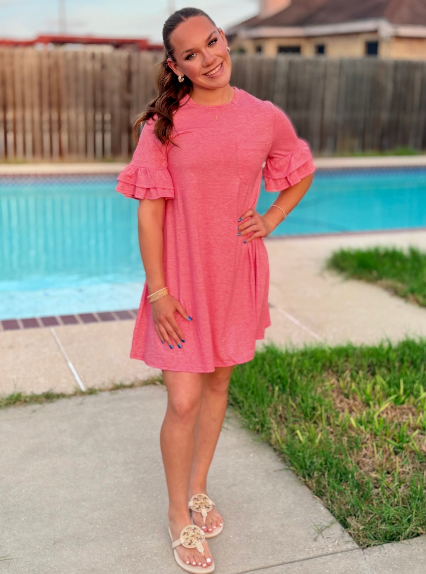 Lina T-shirt Dress (Multiple Colors)