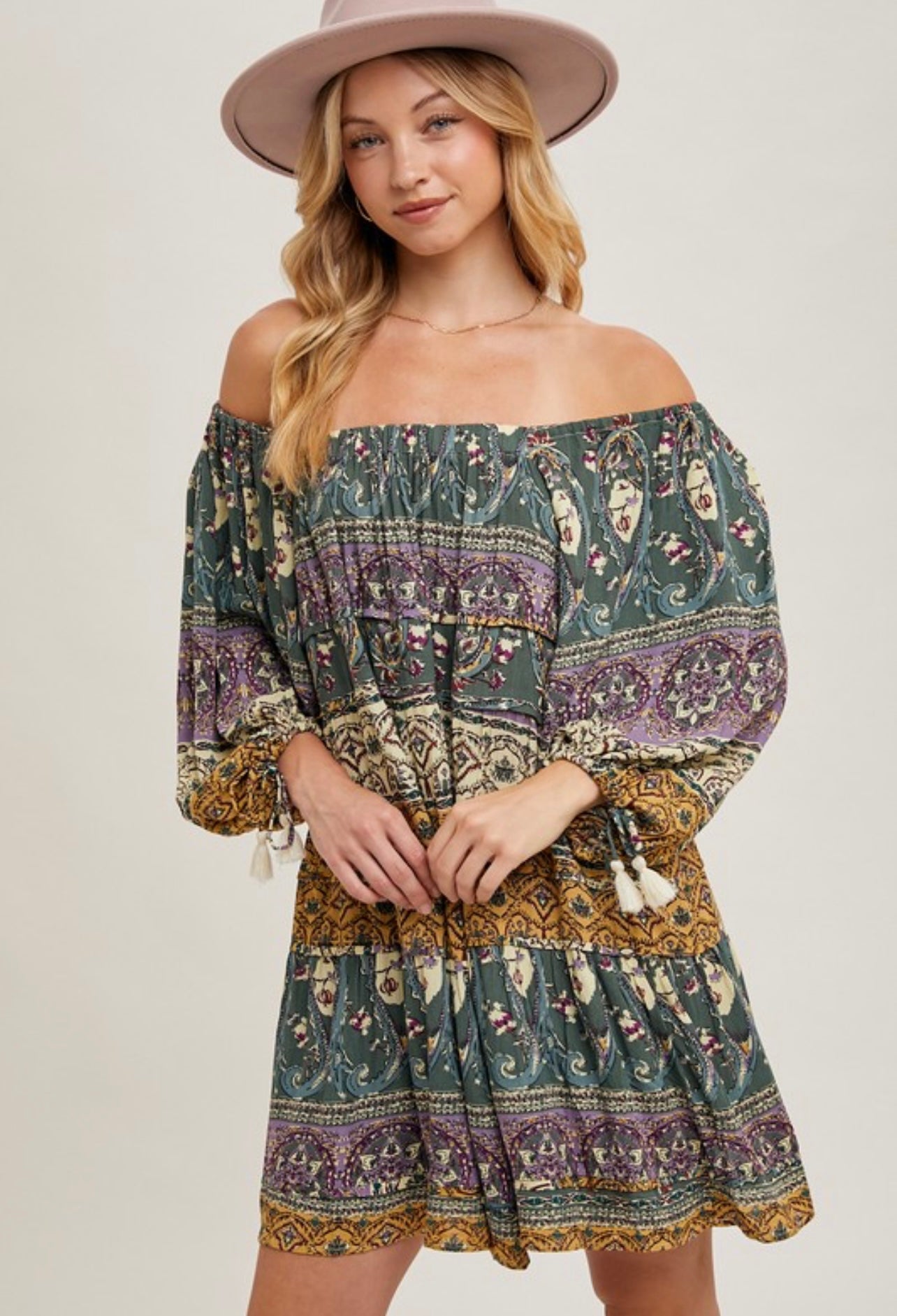 Paisley Boho Dress