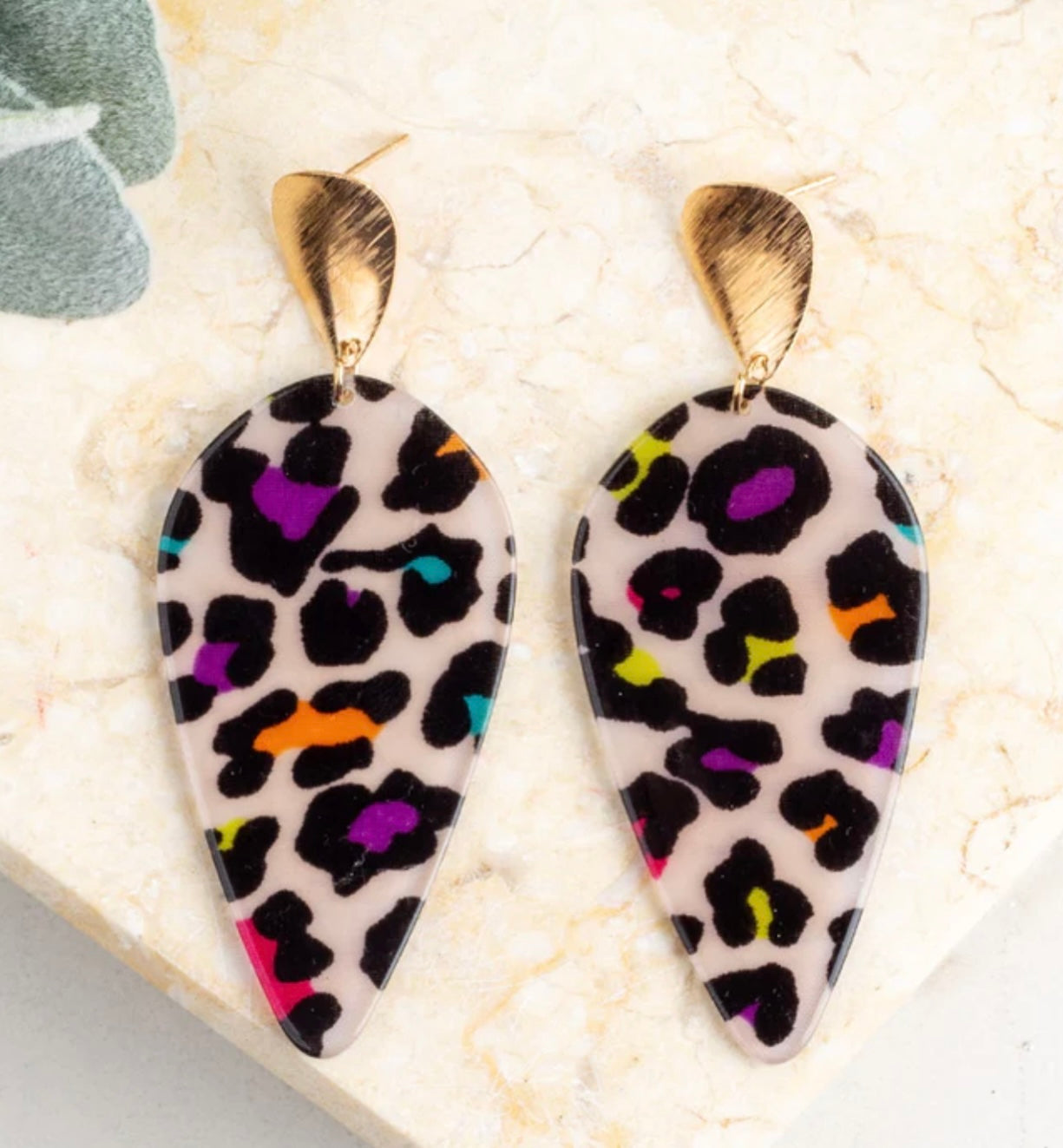 Leopard Multicolored Earrings