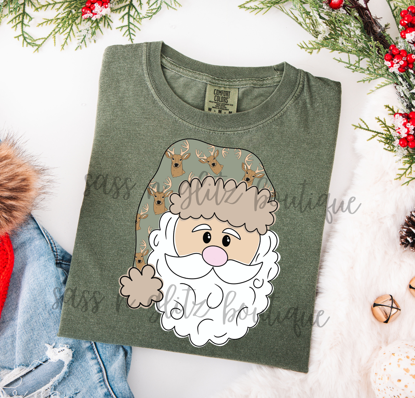 Santa Claus Head (multiple designs)