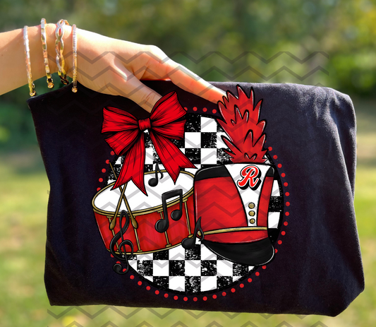 Band Checkered Circle