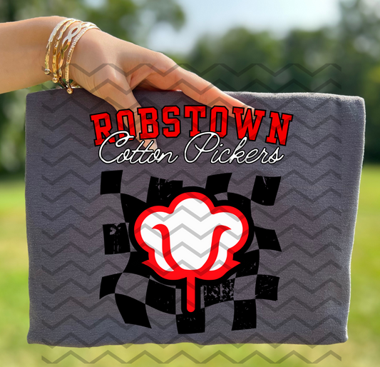 Cotton Pickers Wavy Checkered